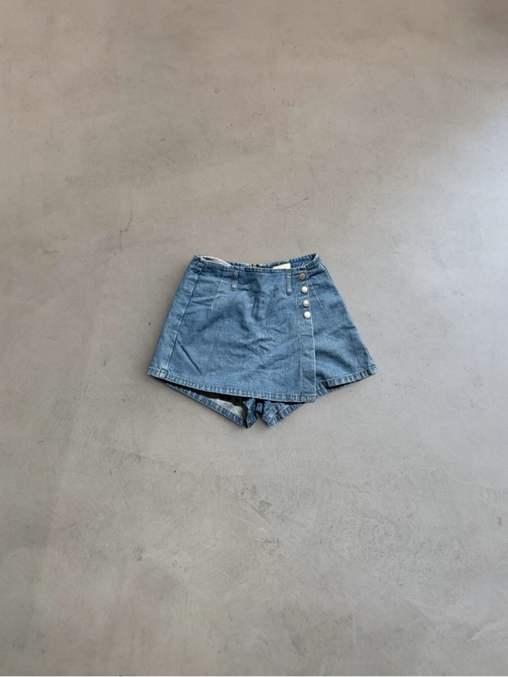 UNIF Vintage Y2K Track Denim Skort